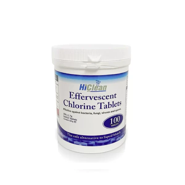 HiClean Surface Disinfecting Chlorine Tablets (1.7g NaDCC) - 100s