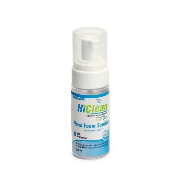 HiClean Hand Foam Sanitiser (Odorless) - 50ml