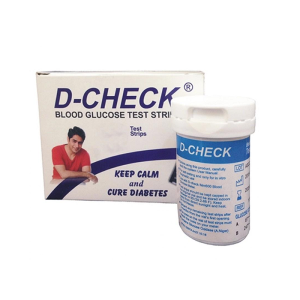 D CHECK BLOOD GLUCOSE TEST STRIPS ghc (6)