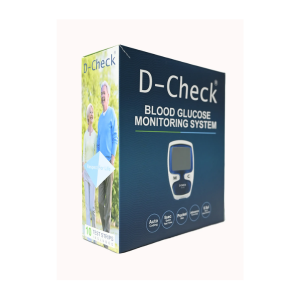 D-Check Blood Glucose Monitor – Glucose Monitoring System