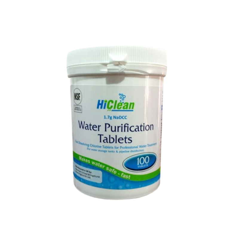 HiClean Water Purification Chlorine Tablets 100 - GHC