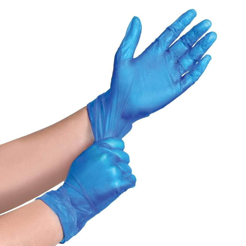 Pal Vinyl Gloves Powder Free – blue - GHC