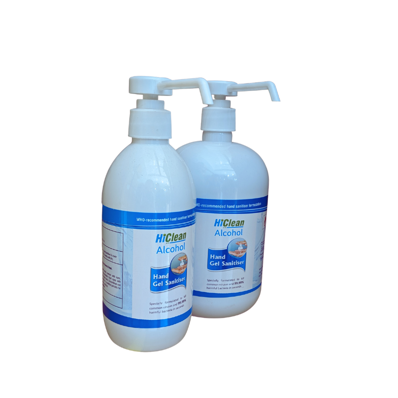 HiClean Alcohol Hand Gel Sanitizer 500ml - GHC