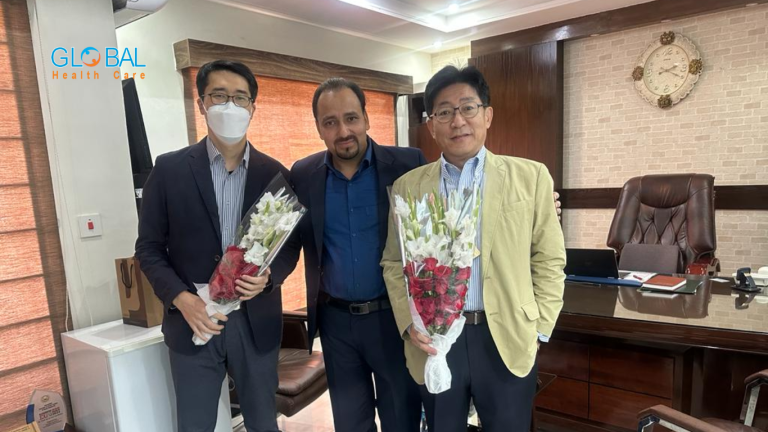 Director of Boditech Korea Visits GHC Office and Group Photo with Healthcare Experts