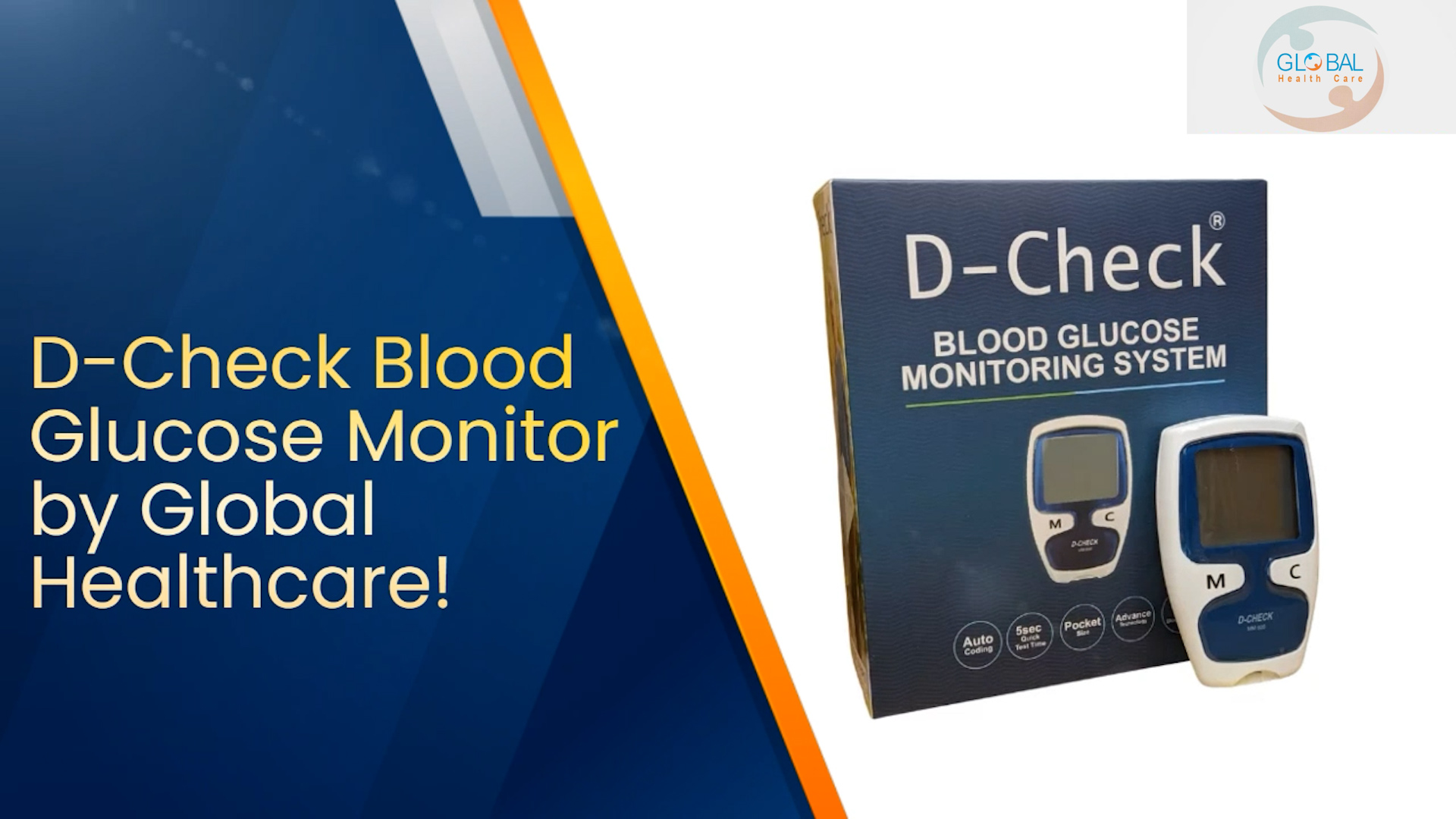 D-Check Blood Glucose Monitor 